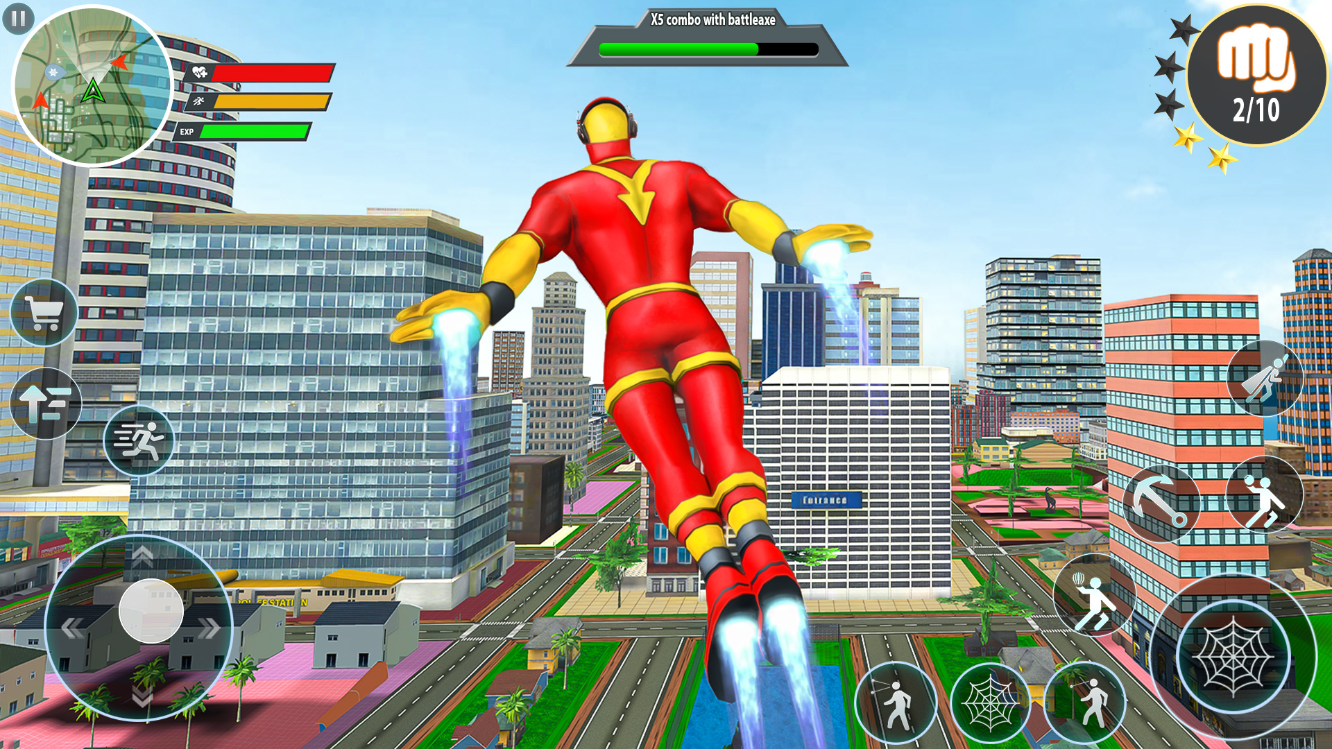 اسکرین شات 1 بازی Rope Hero Spider Rope Man 3D