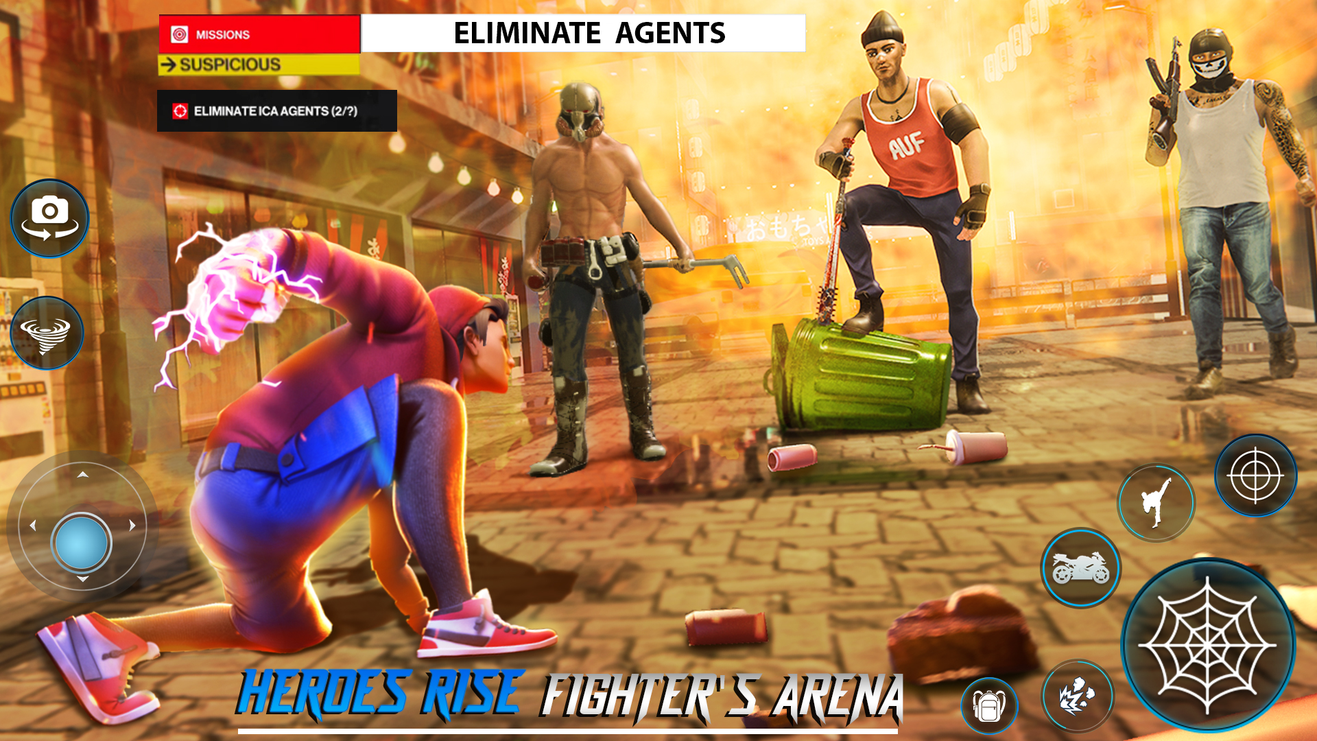 اسکرین شات 5 بازی Fighter Hero - Spider Fight 3D