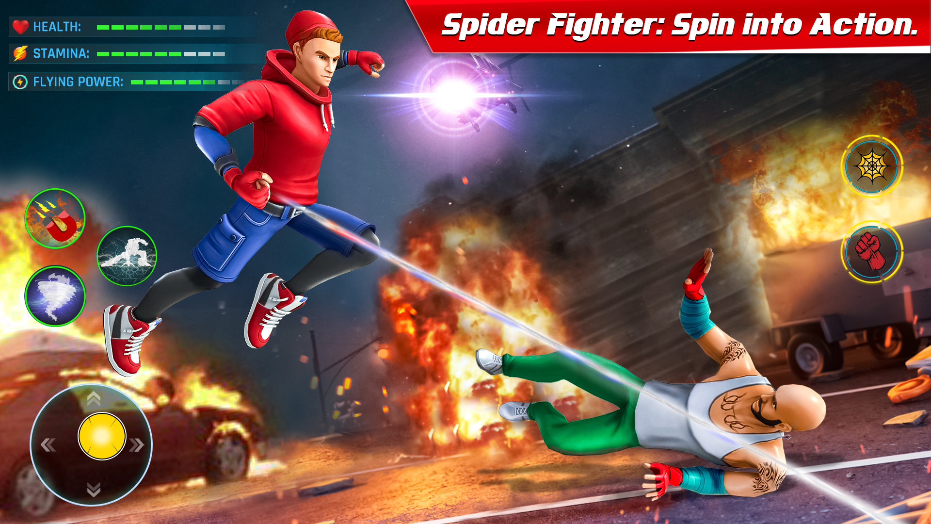 اسکرین شات 6 بازی Fighter Hero - Spider Fight 3D