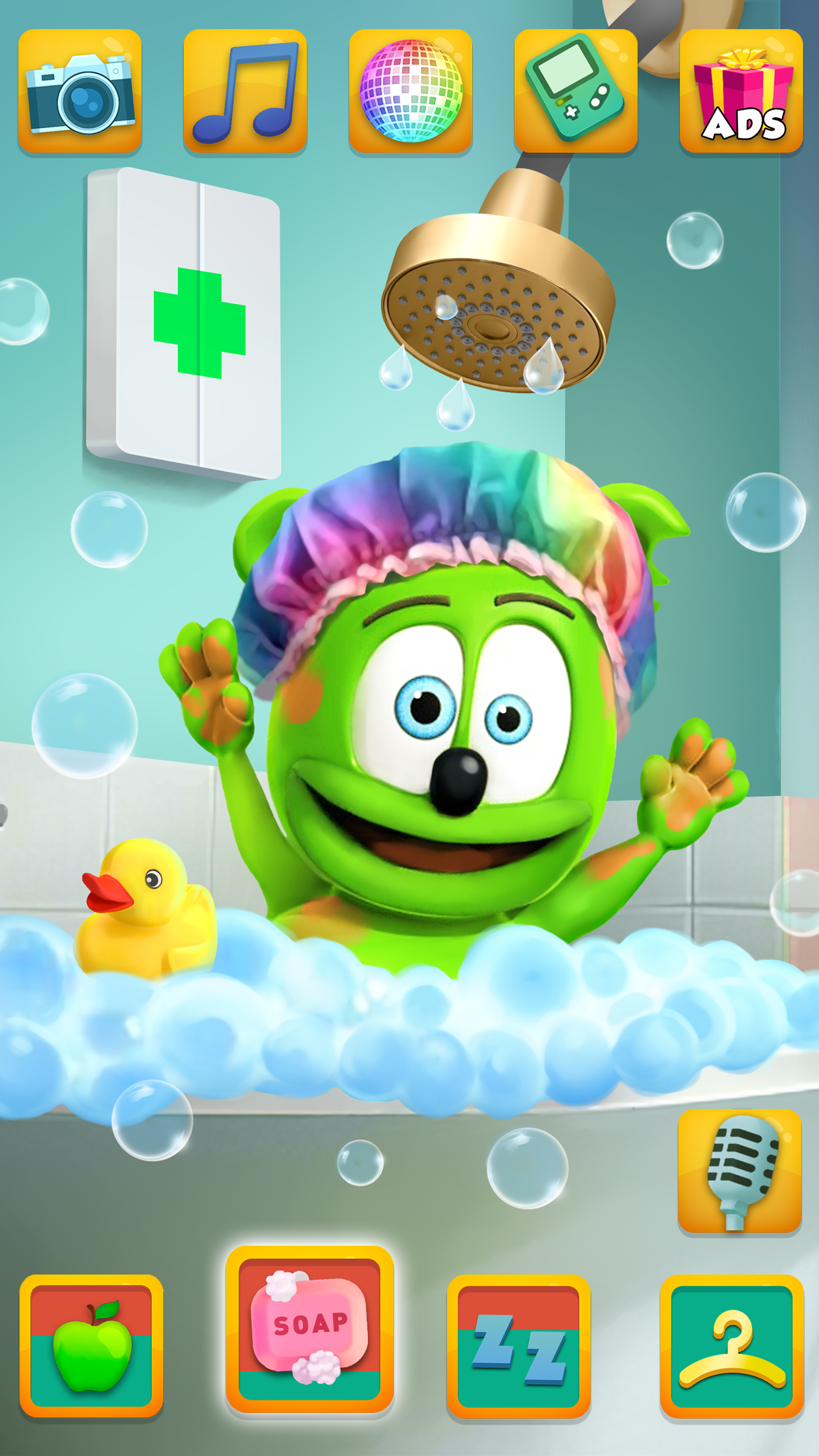 اسکرین شات 2 بازی Talking Gummy Bear Kids Games