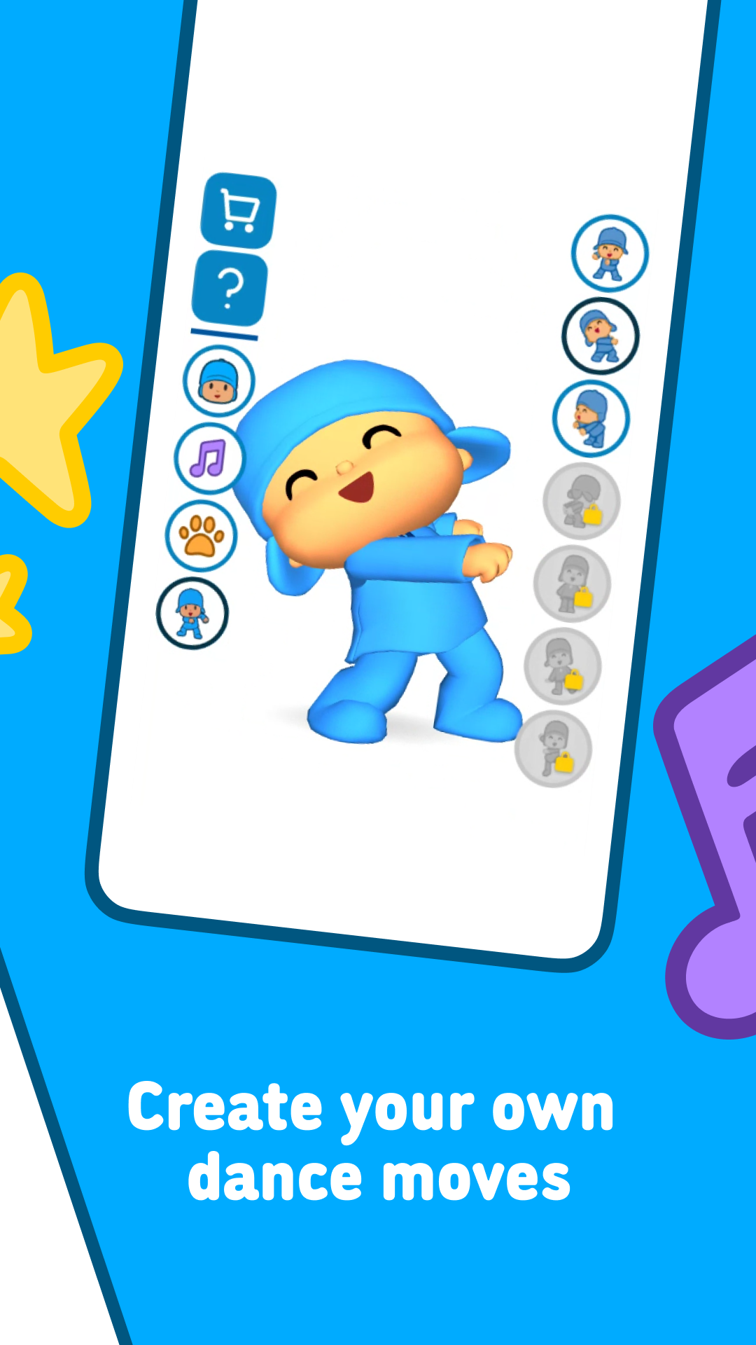 اسکرین شات 3 برنامه Talking Pocoyo