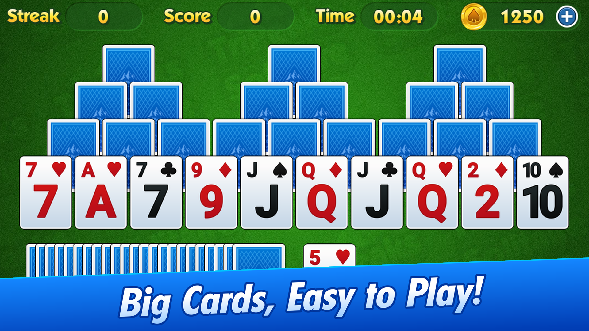 اسکرین شات 4 بازی TriPeaks Solitaire Challenge