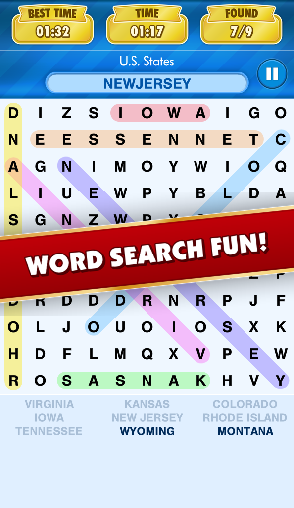 اسکرین شات 1 بازی Word Search Genius