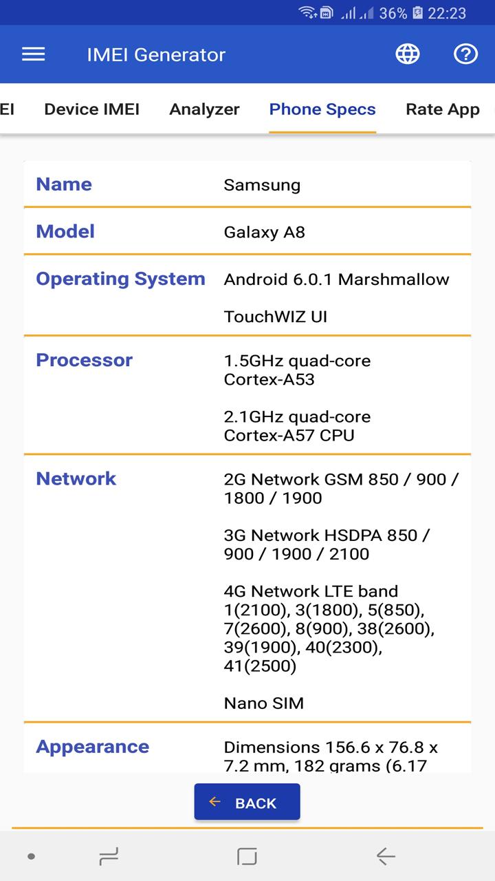 اسکرین شات 5 برنامه IMEI Generator Pro