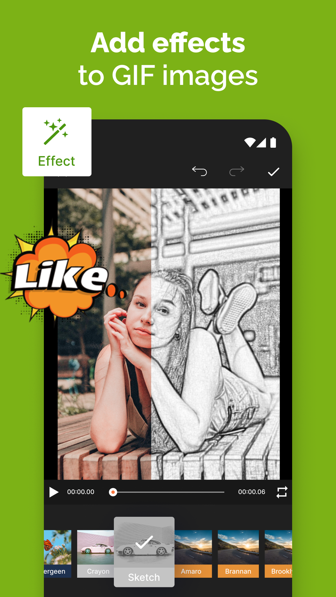 اسکرین شات 3 برنامه GIF Maker - GIF Editor