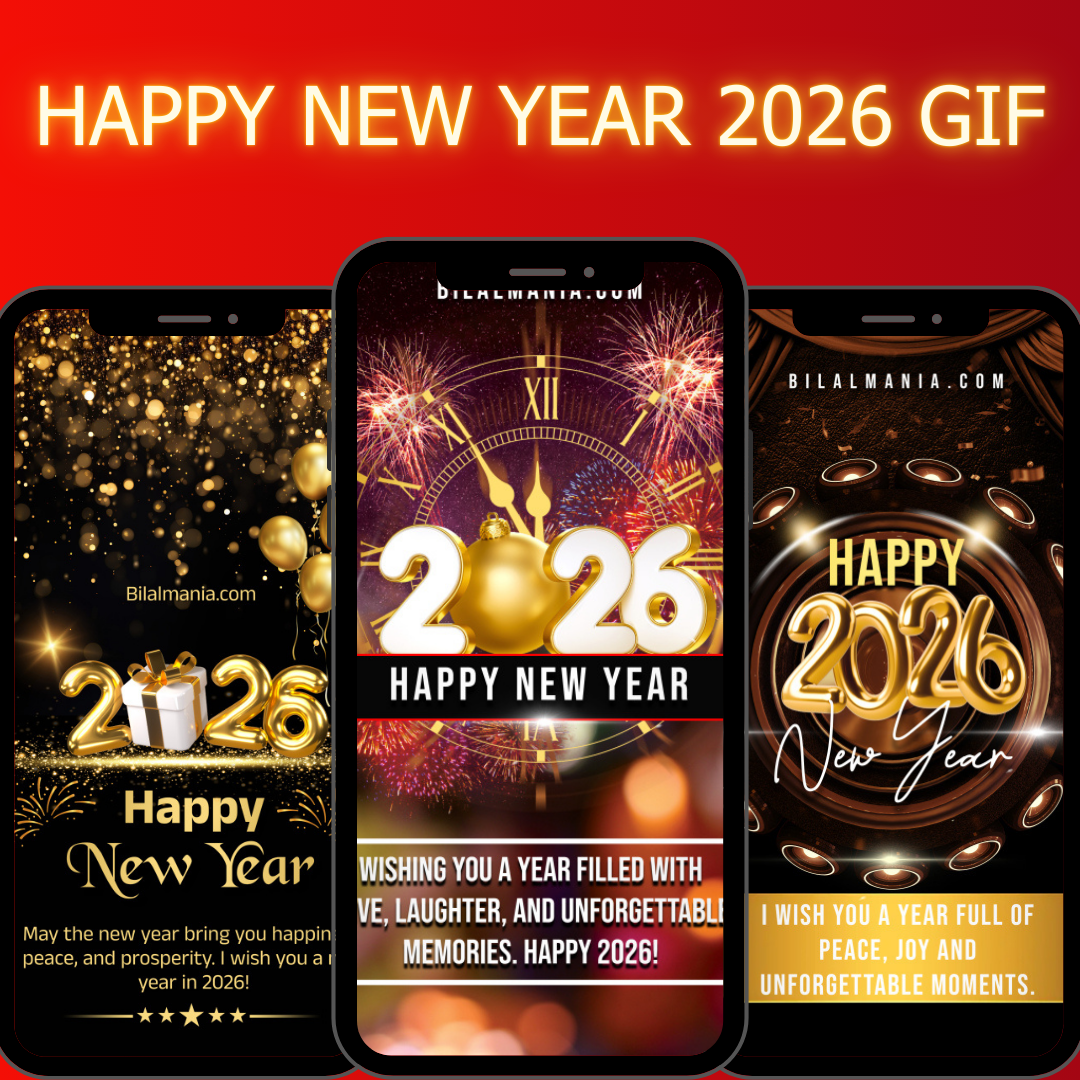 اسکرین شات 4 برنامه Happy New Year 2026 Gif