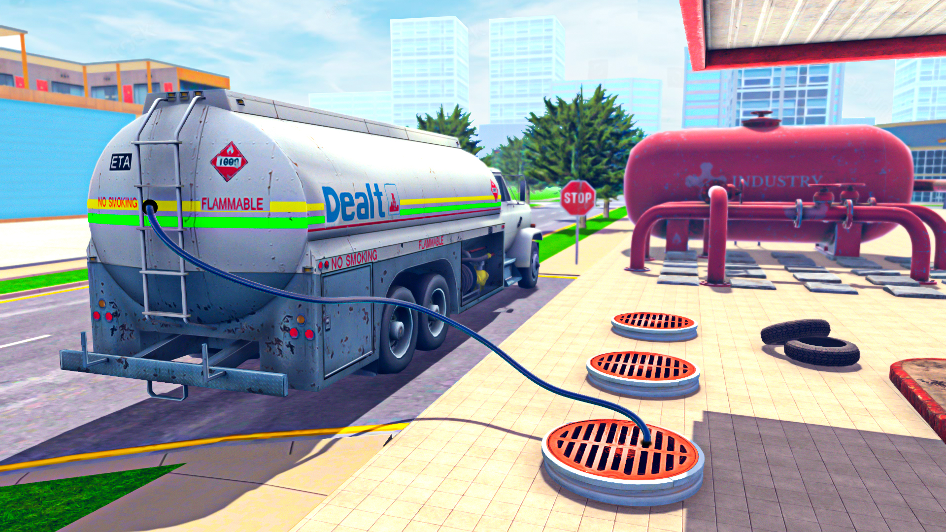 اسکرین شات 3 بازی Highway Fuel Station Simulator