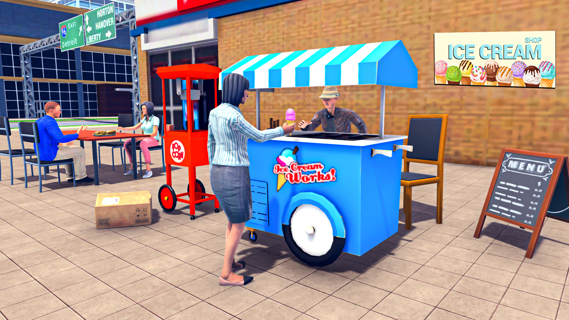 اسکرین شات 5 بازی Highway Fuel Station Simulator