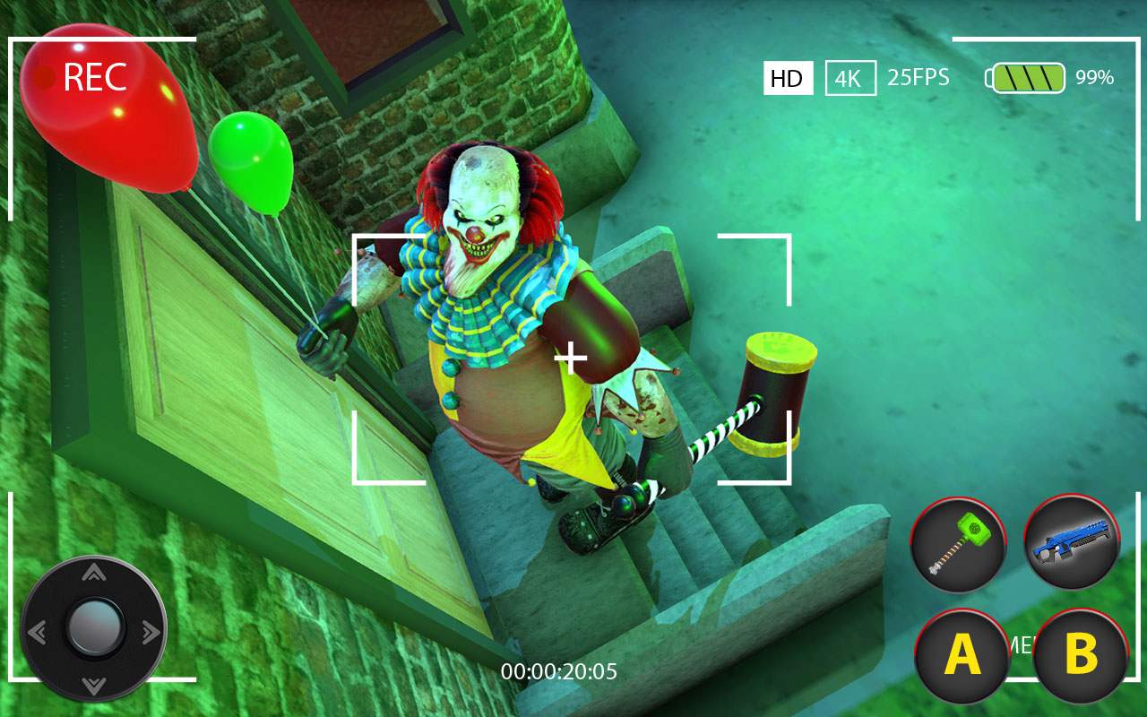 اسکرین شات 5 بازی Scary Clown Horror Games 3D