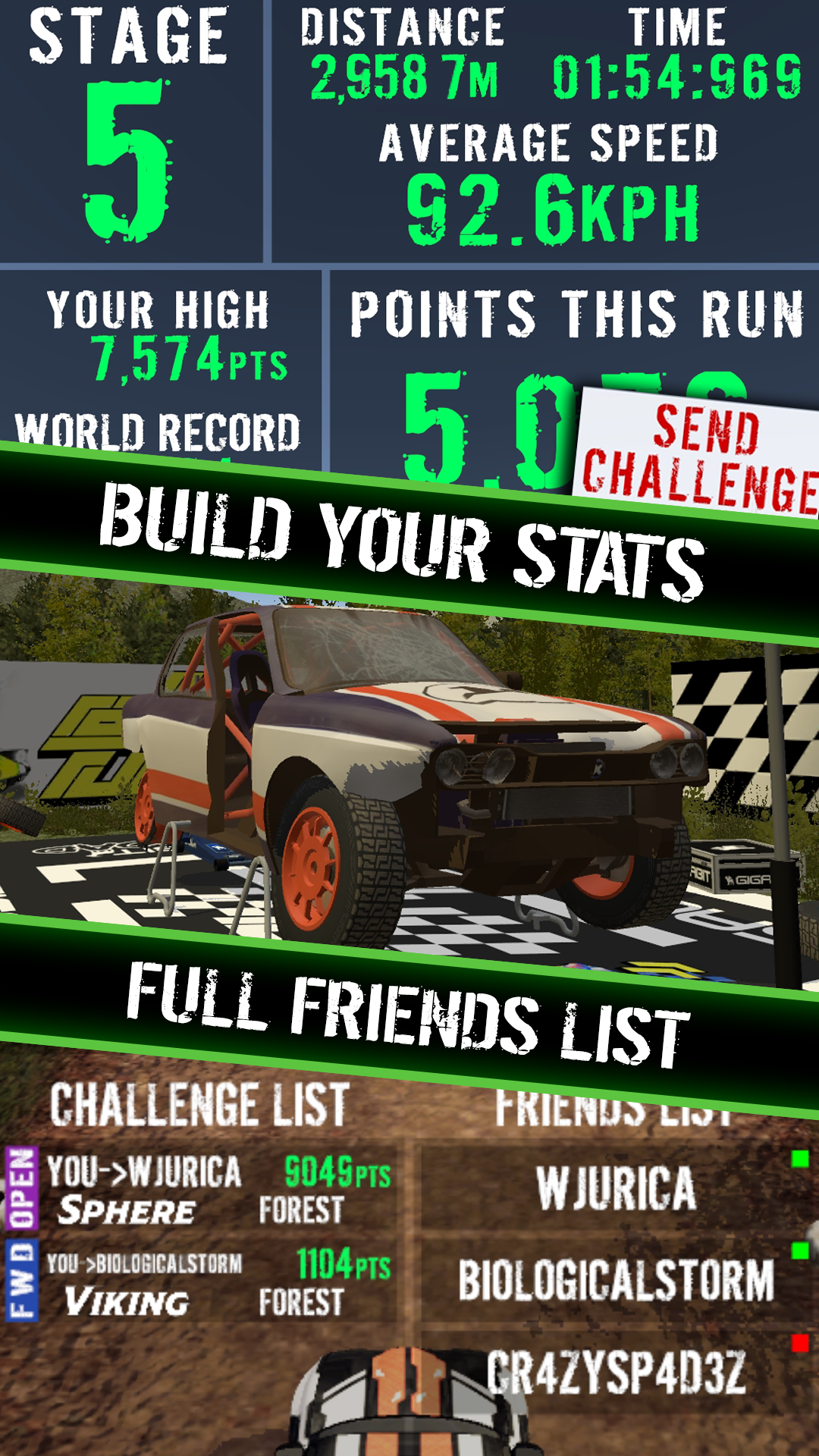 اسکرین شات 3 بازی Rally Runner - Endless Racing