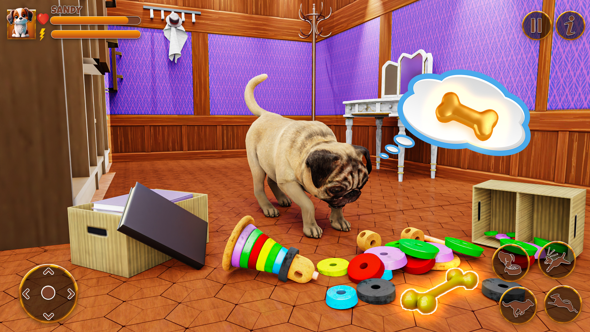 اسکرین شات 4 بازی Dog Simulator Family Dog Games