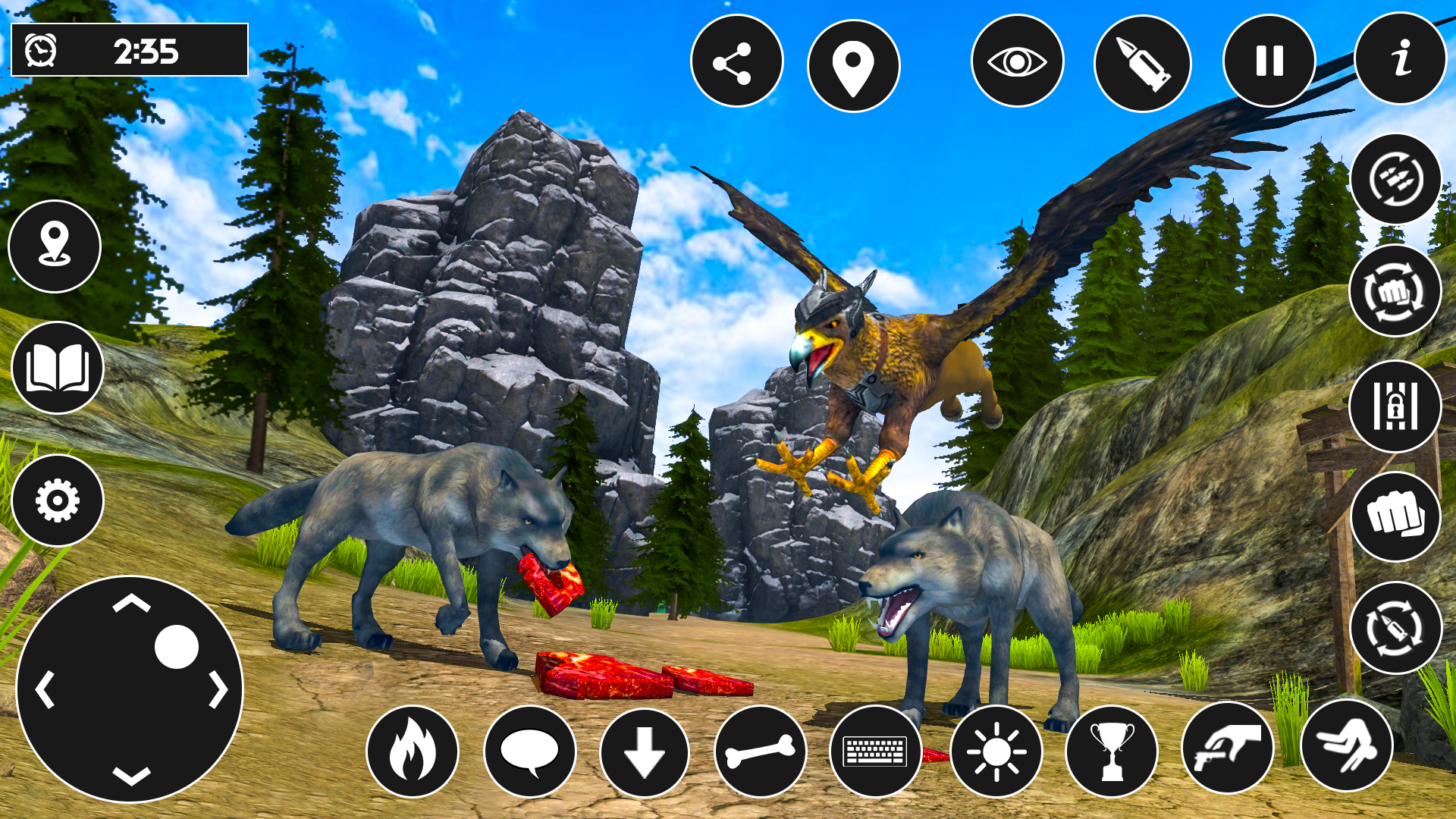 اسکرین شات 5 برنامه Wild Griffin Eagle Simulator
