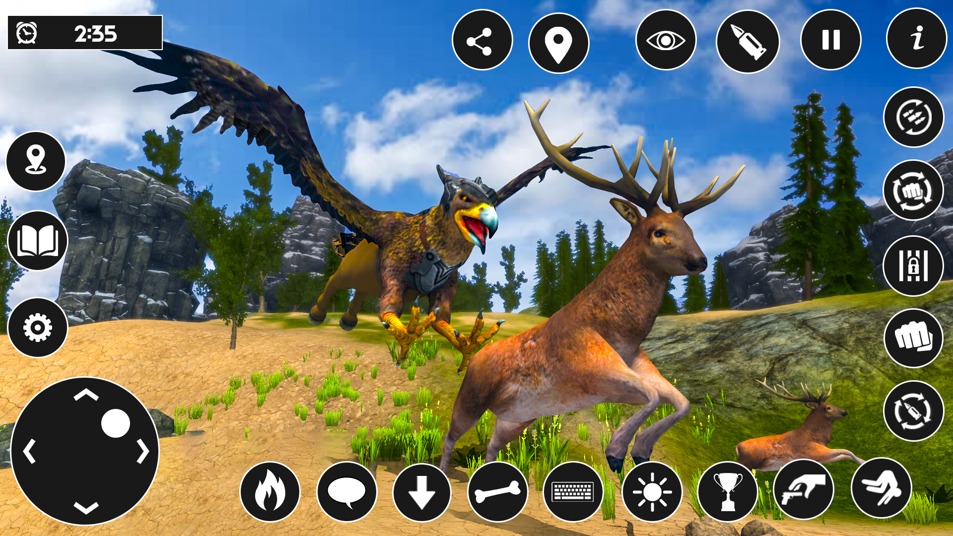 اسکرین شات 4 برنامه Wild Griffin Eagle Simulator