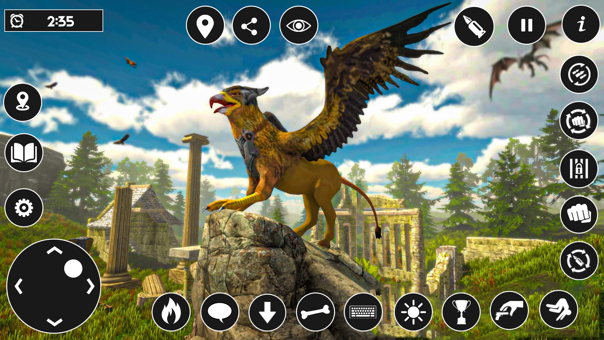 اسکرین شات 3 برنامه Wild Griffin Eagle Simulator