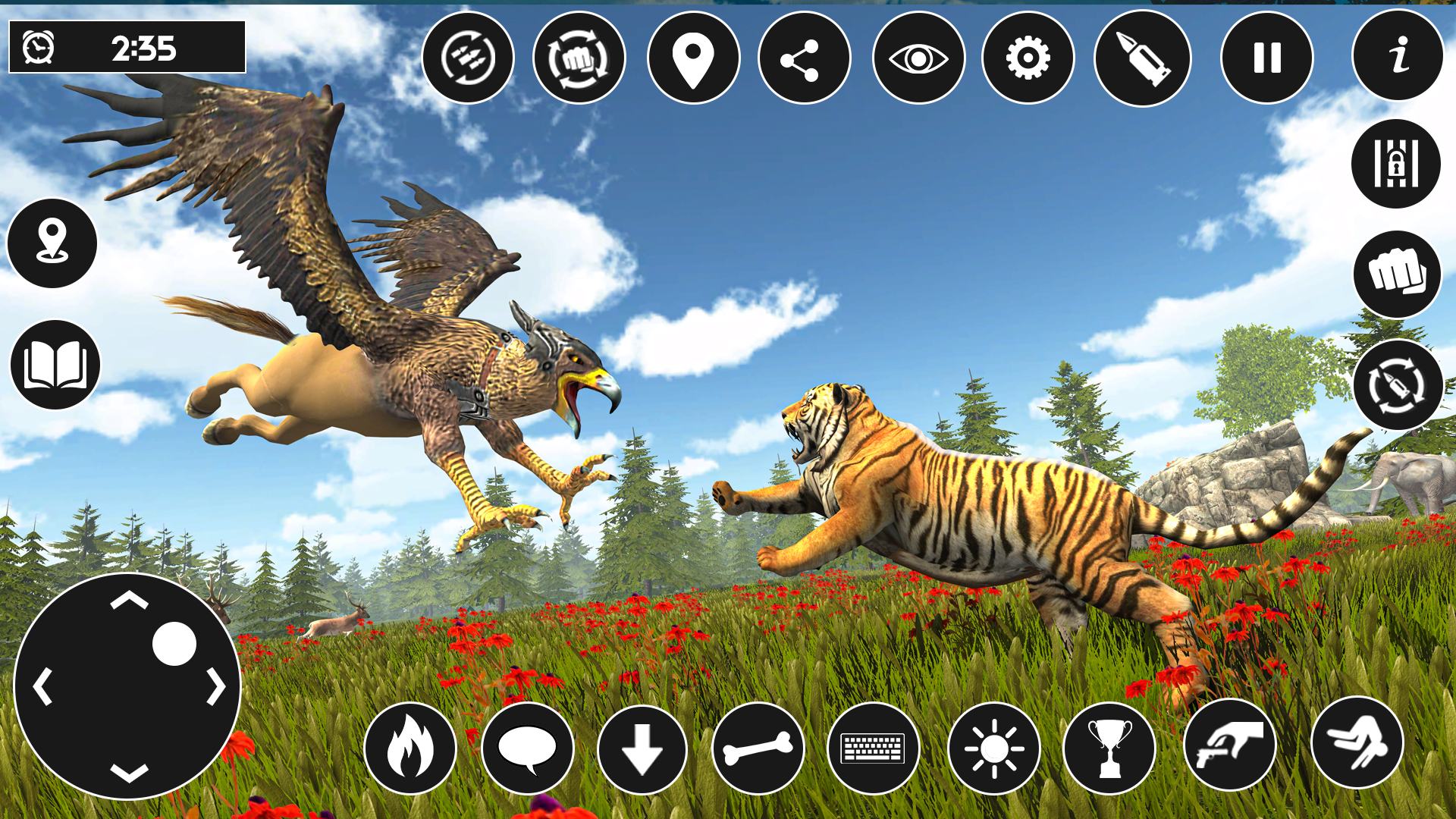 اسکرین شات 1 برنامه Wild Griffin Eagle Simulator