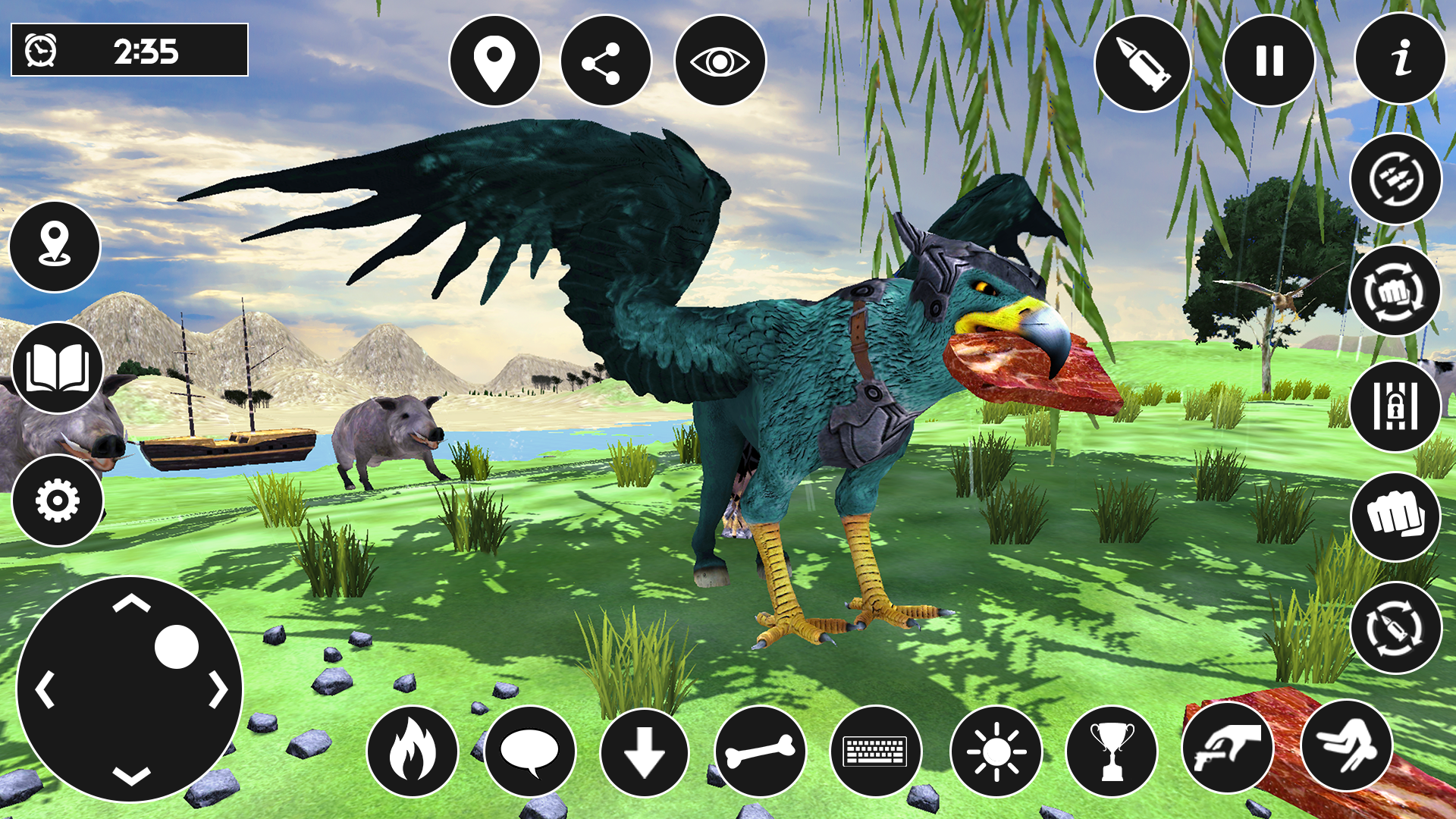 اسکرین شات 6 برنامه Wild Griffin Eagle Simulator