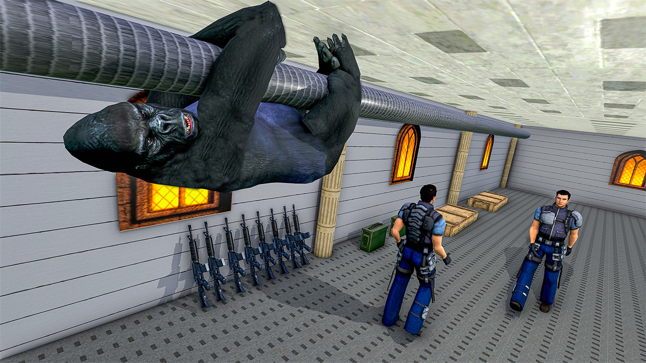 اسکرین شات 2 برنامه Gorilla Smash City Escape Jail