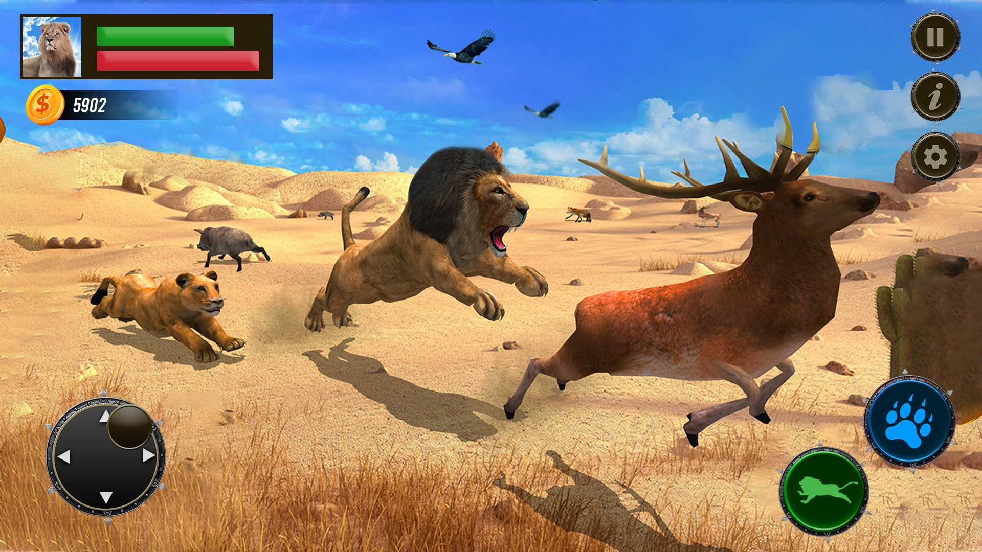 اسکرین شات 7 برنامه Jungle Kings Kingdom Lion
