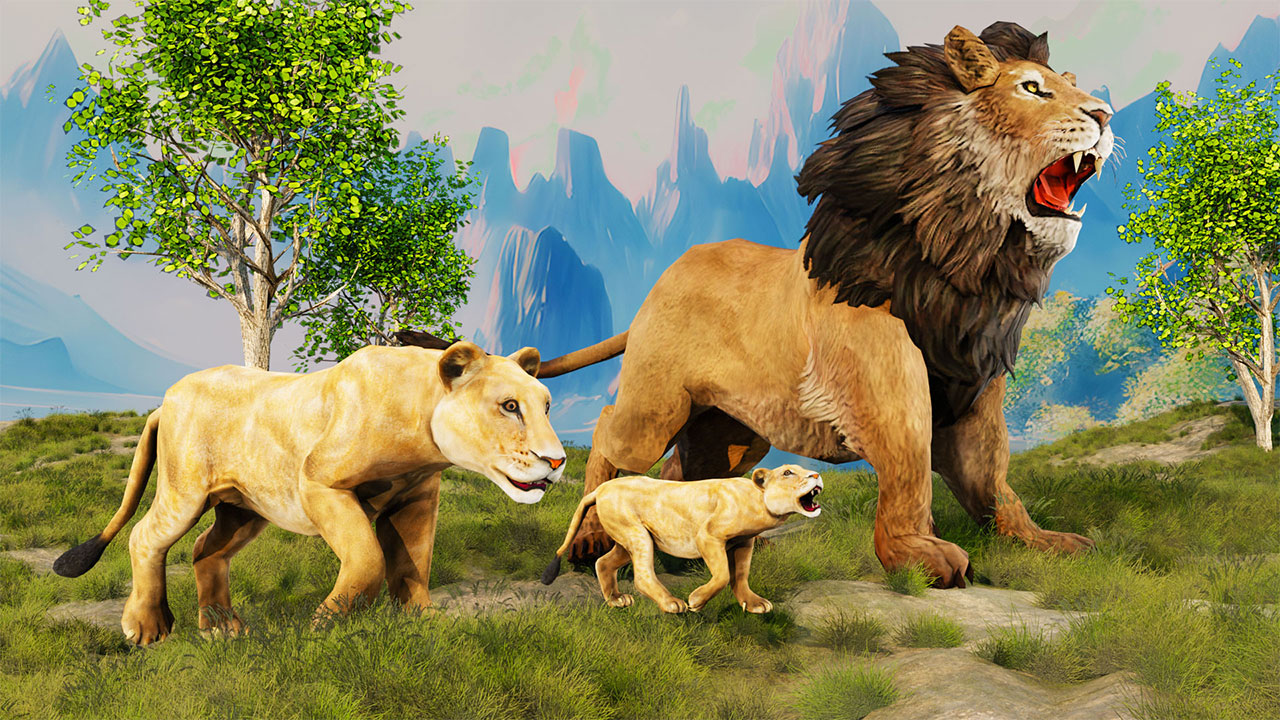 اسکرین شات 3 بازی Beast Lion Games: Animal Games