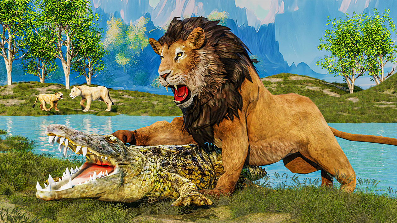 اسکرین شات 4 بازی Beast Lion Games: Animal Games