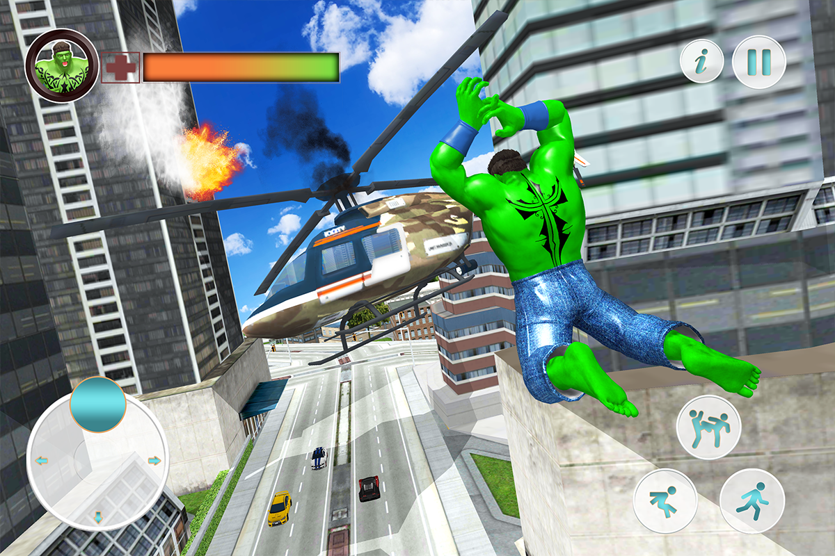 اسکرین شات 4 برنامه Incredible Monster Hero Game