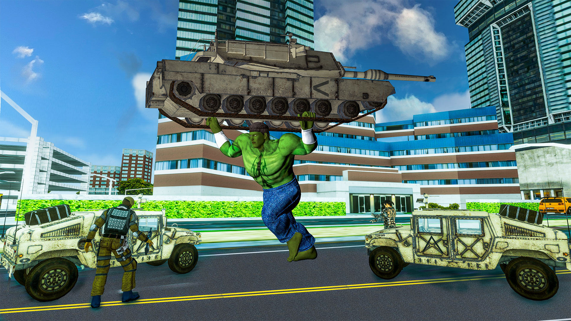 اسکرین شات 3 برنامه Incredible Monster Hero Game