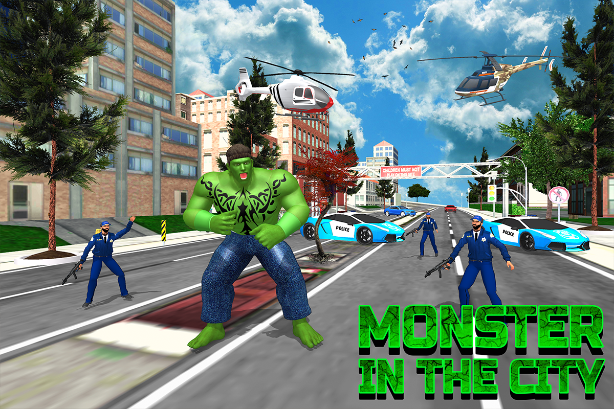 اسکرین شات 6 برنامه Incredible Monster Hero Game