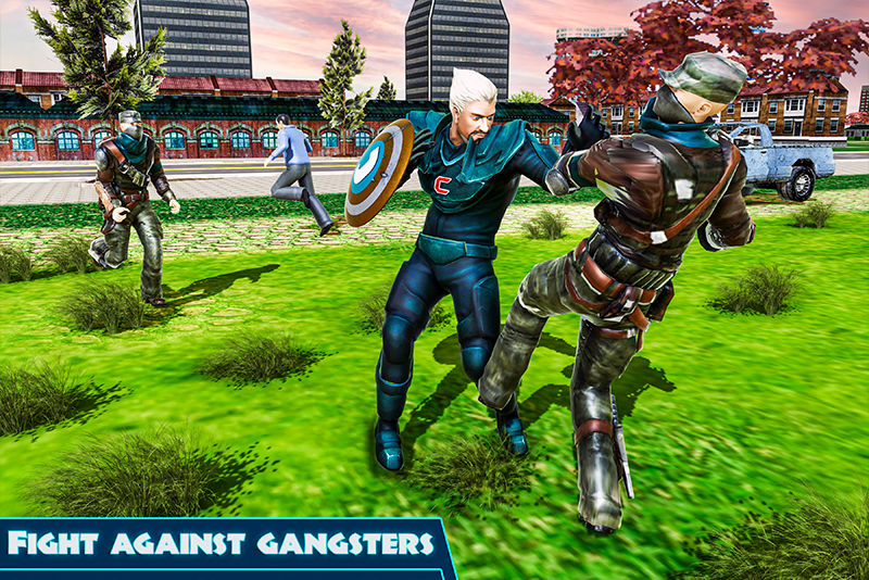 اسکرین شات 2 برنامه Cipher Rope Hero City Crime