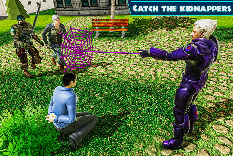 اسکرین شات 1 برنامه Cipher Rope Hero City Crime