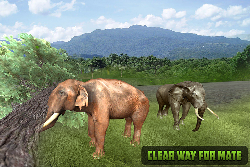 اسکرین شات 3 برنامه Wild Elephant Family Simulator