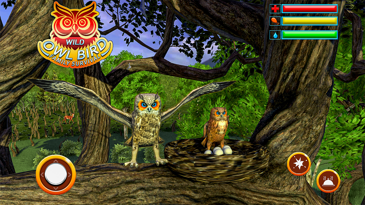 اسکرین شات 1 بازی Owl Bird Simulator Birds Game