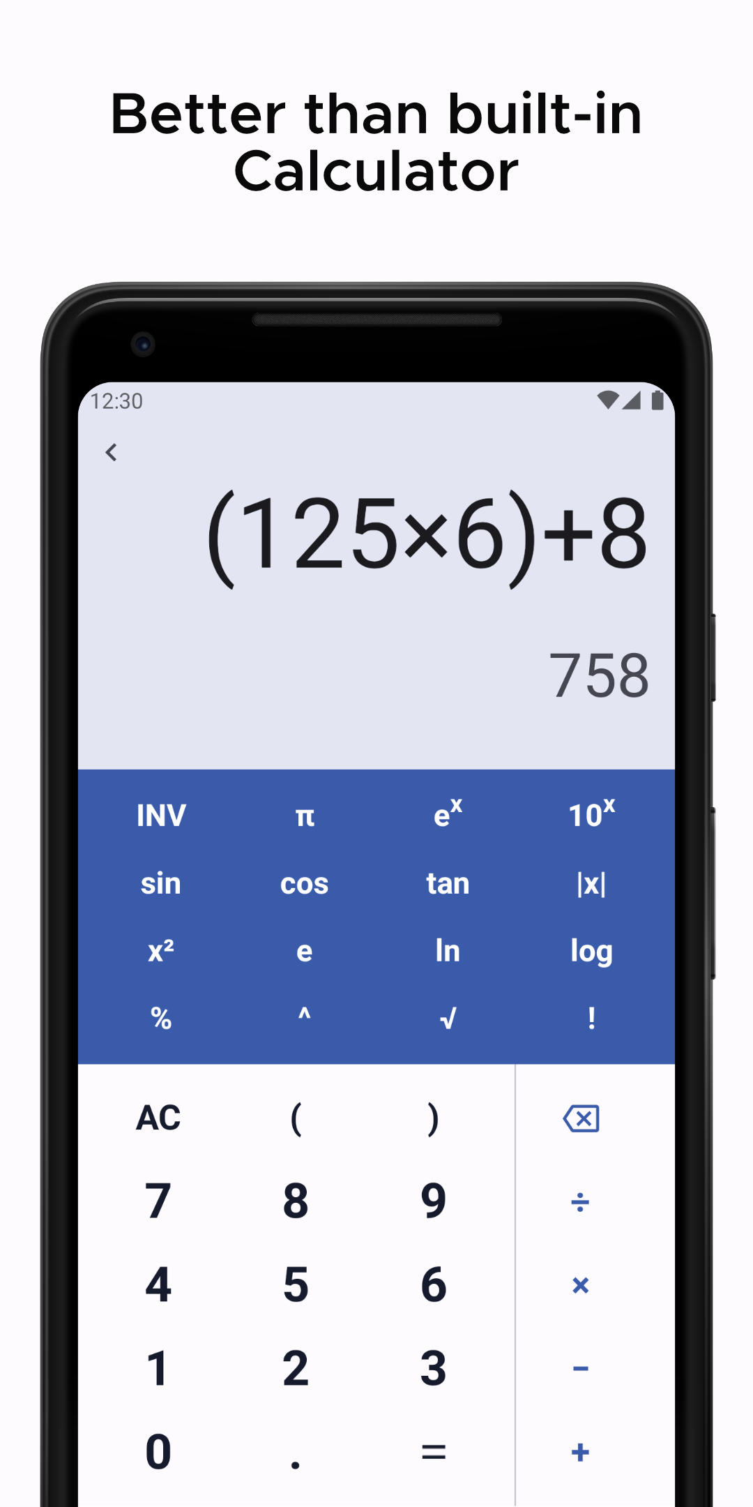 اسکرین شات 1 برنامه Calculator Pro - All-in-one