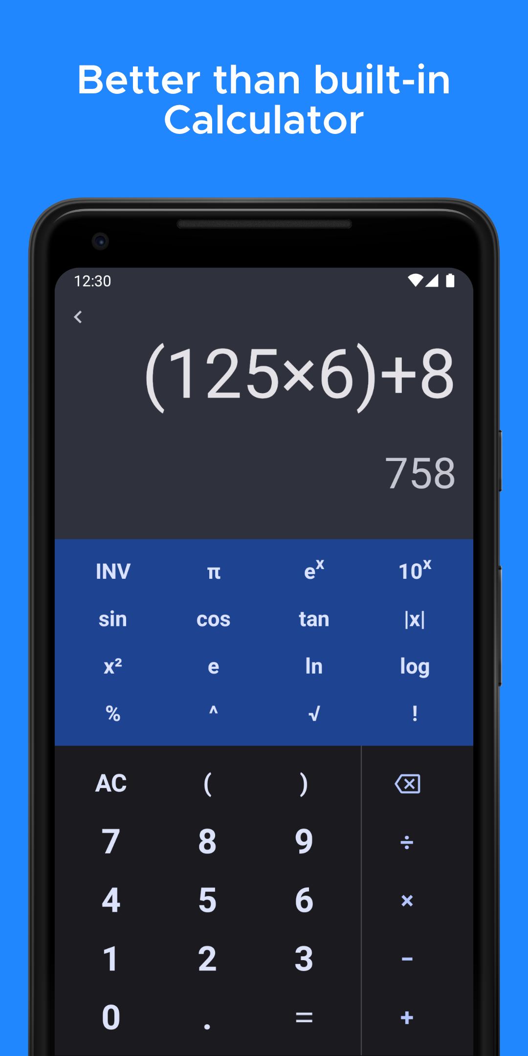 اسکرین شات 1 برنامه Calculator Pro - All-in-one