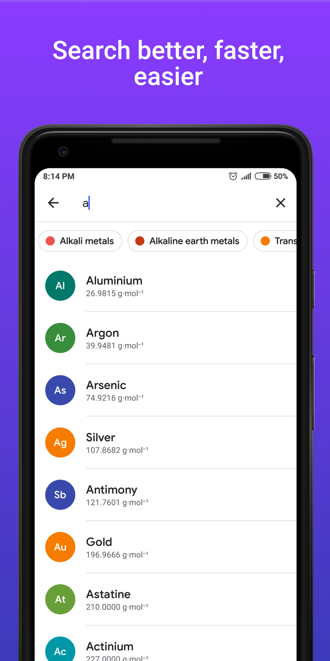 اسکرین شات 3 برنامه Periodic Table Pro - Chemistry