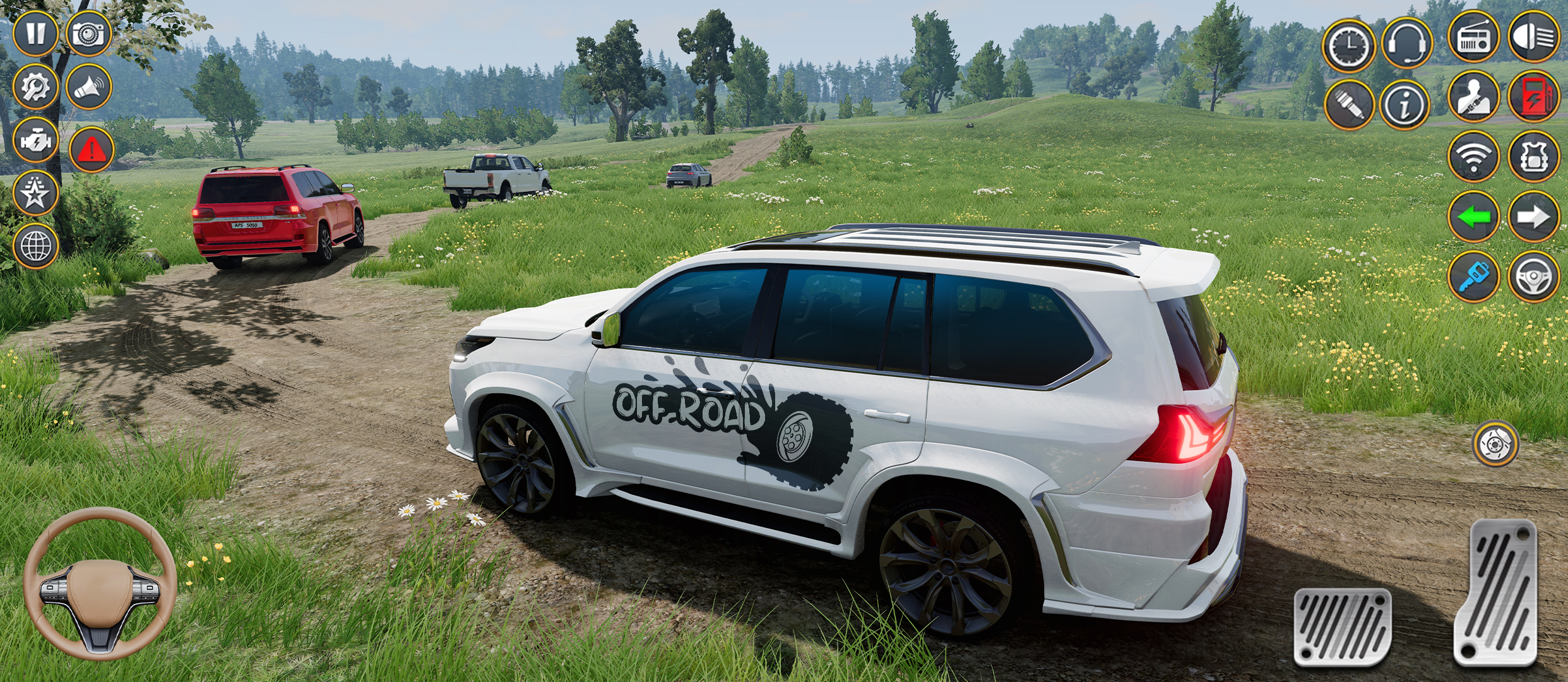 اسکرین شات 5 بازی Offroad Prado Racing Jeep Game