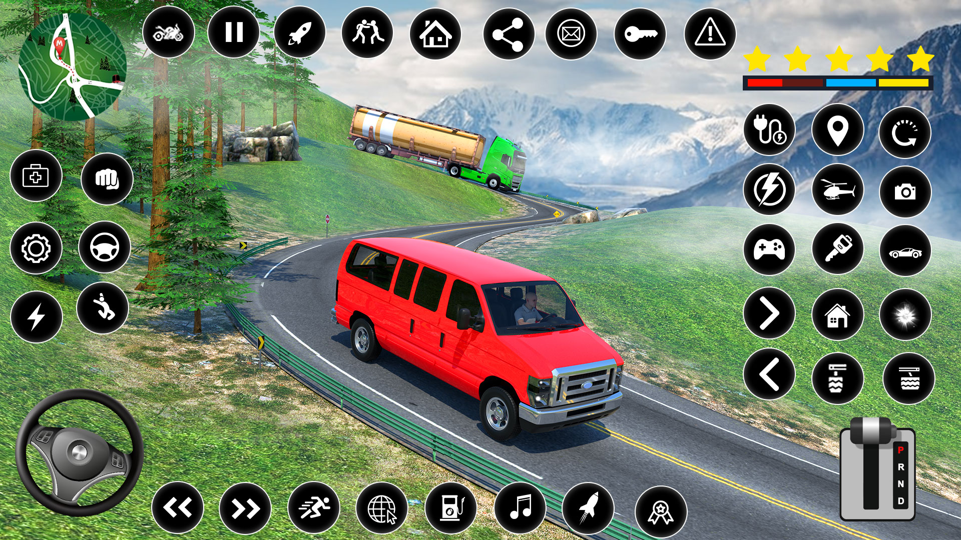 اسکرین شات 1 بازی Van Taxi Games Offroad Driving