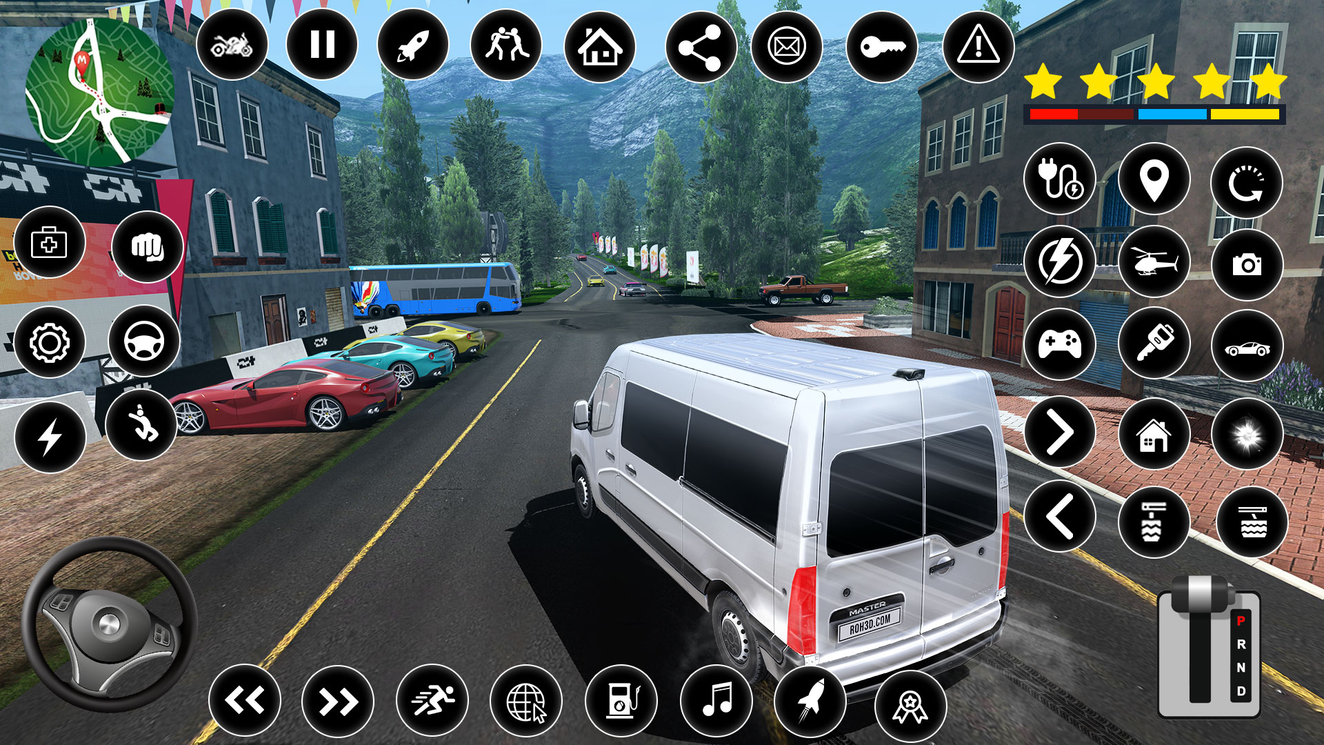 اسکرین شات 5 بازی Van Taxi Games Offroad Driving