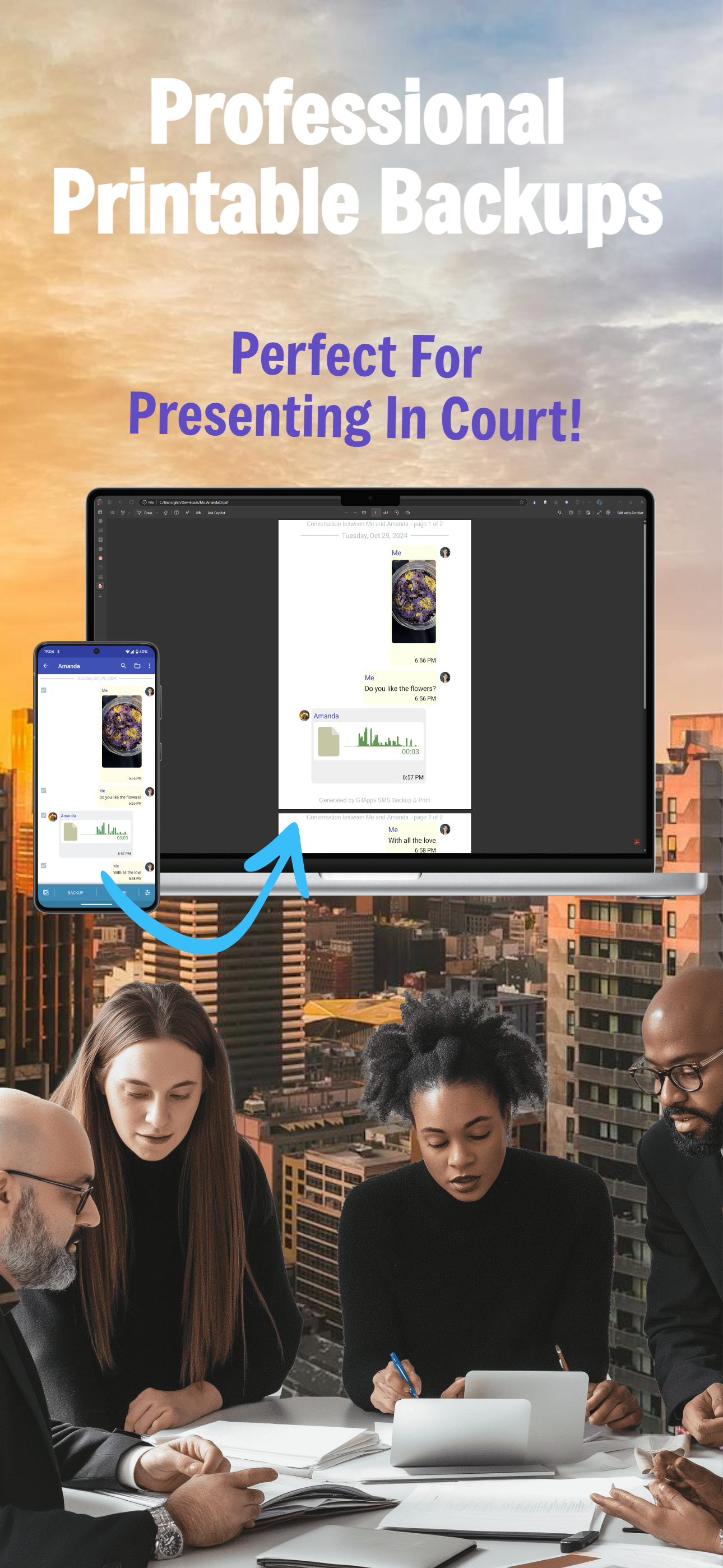 اسکرین شات 5 برنامه SMS Backup, Print & Restore