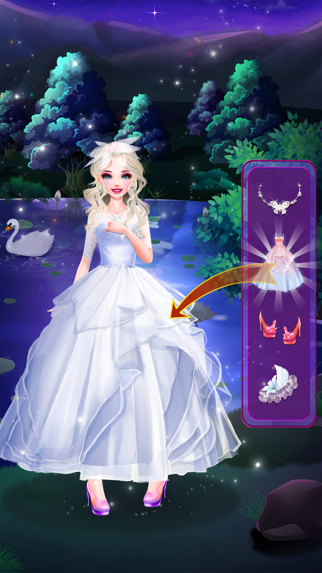 اسکرین شات 3 بازی Swan Princess Story
