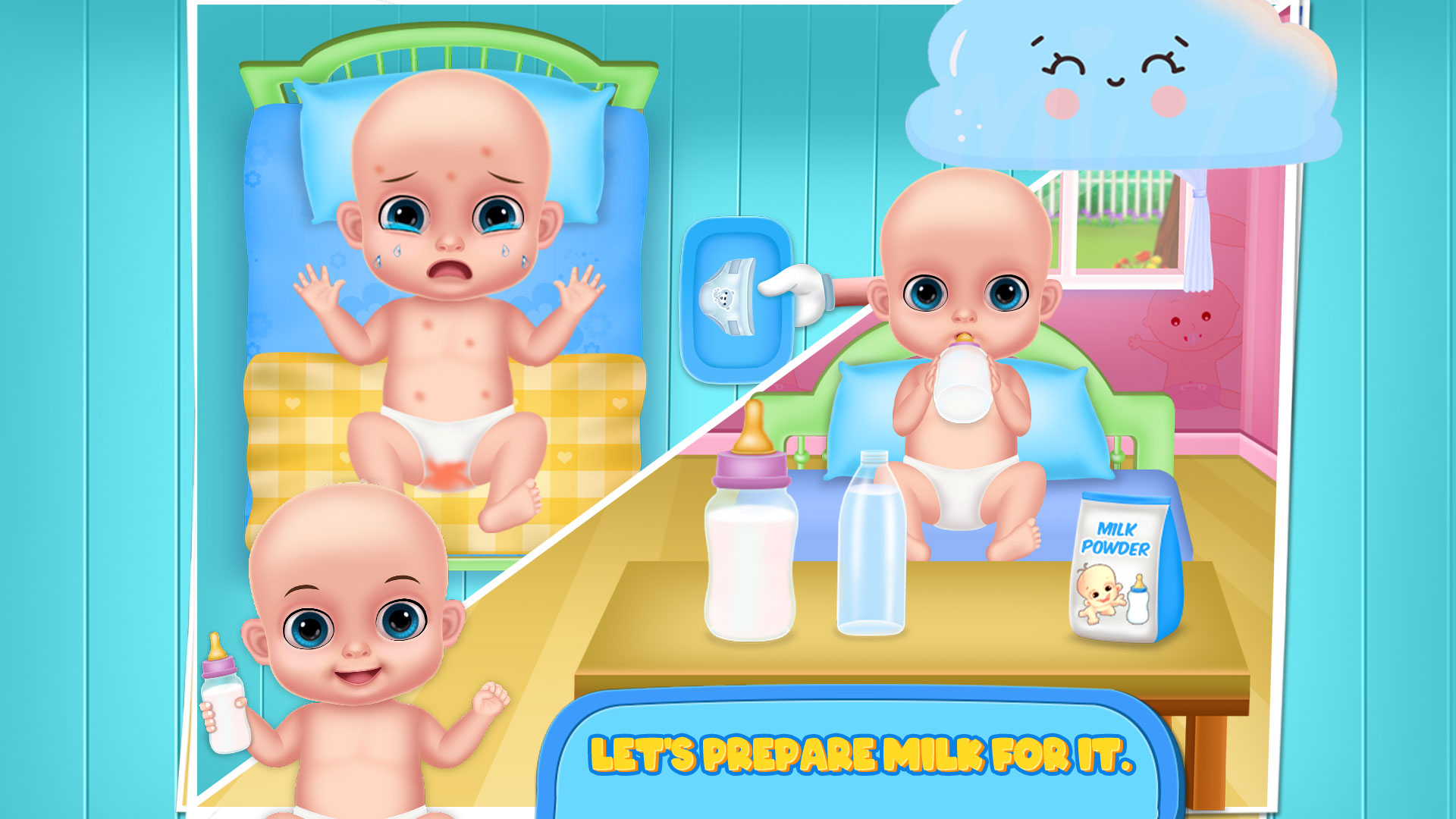 اسکرین شات 3 بازی Cute boy daycare and dressup