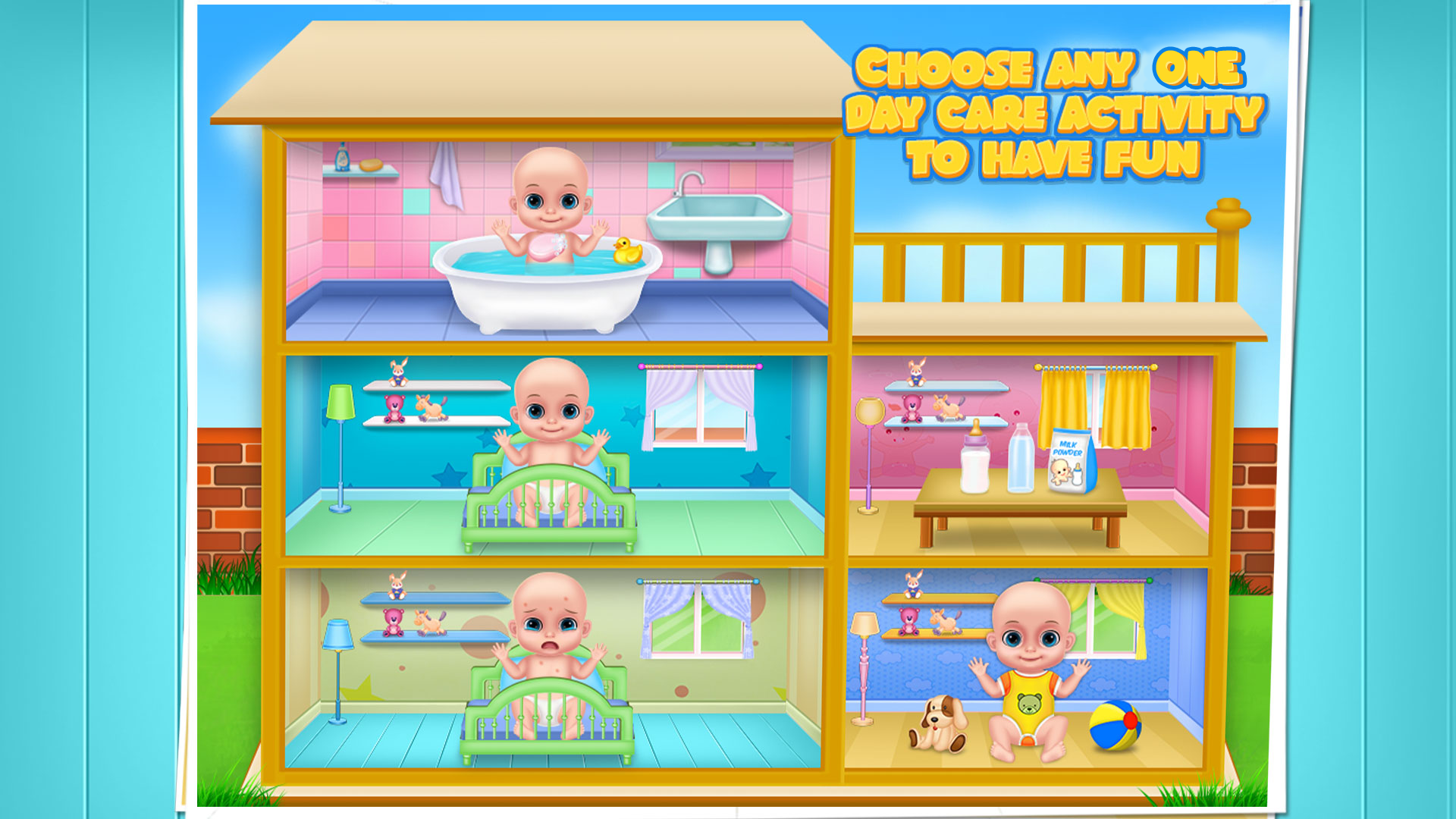 اسکرین شات 1 بازی Cute boy daycare and dressup