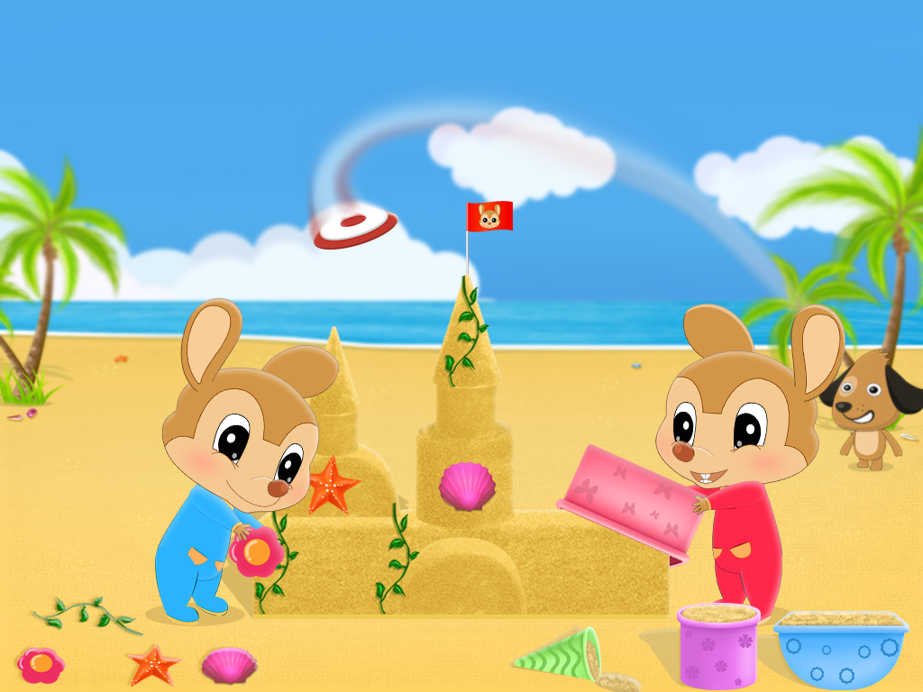 اسکرین شات 3 برنامه Bonnie and Donnie - Beach Fun