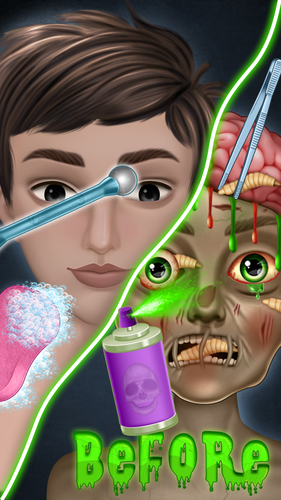 اسکرین شات 4 برنامه Ghost ASMR surgery game