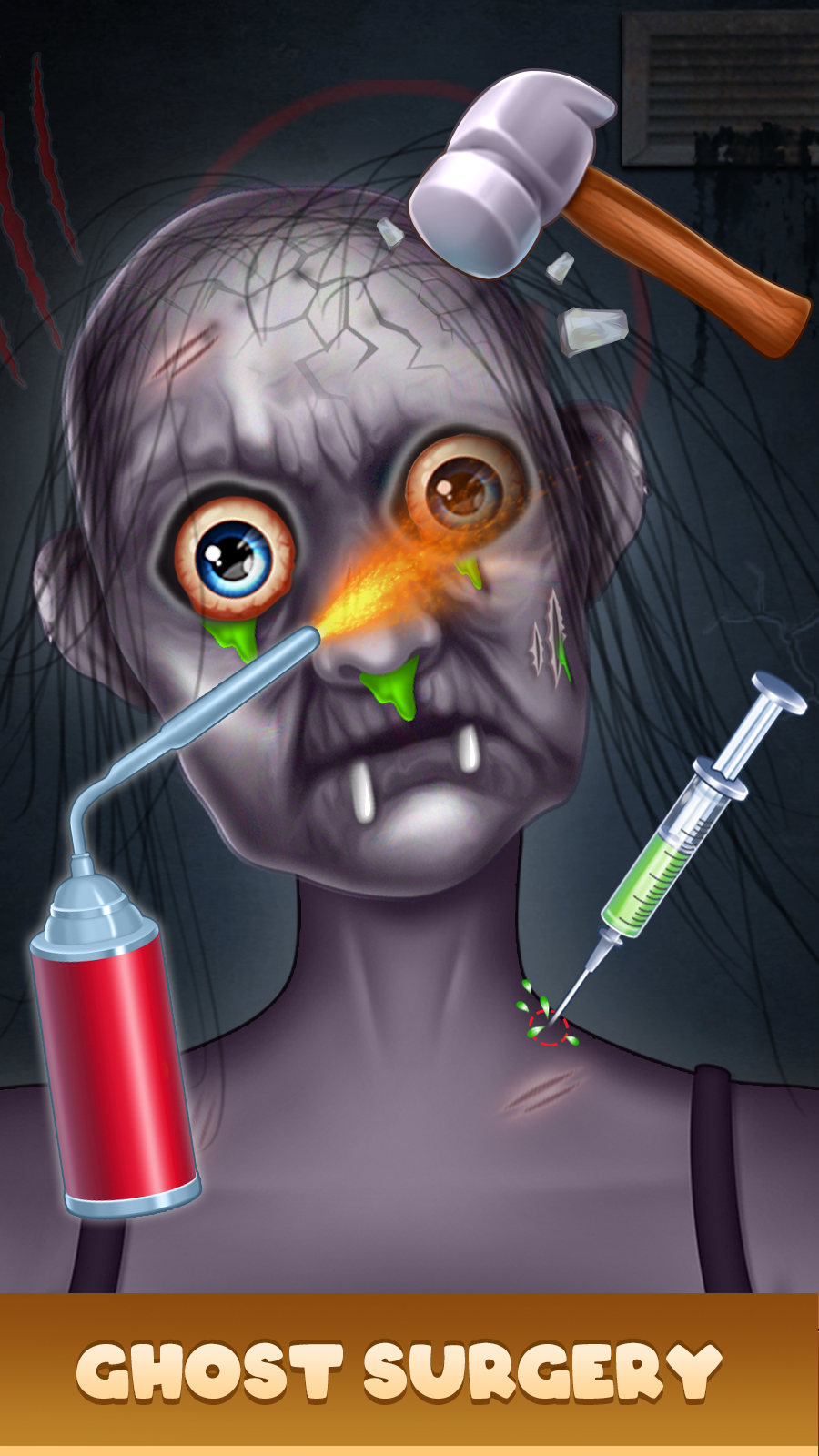 اسکرین شات 3 برنامه Ghost ASMR surgery game
