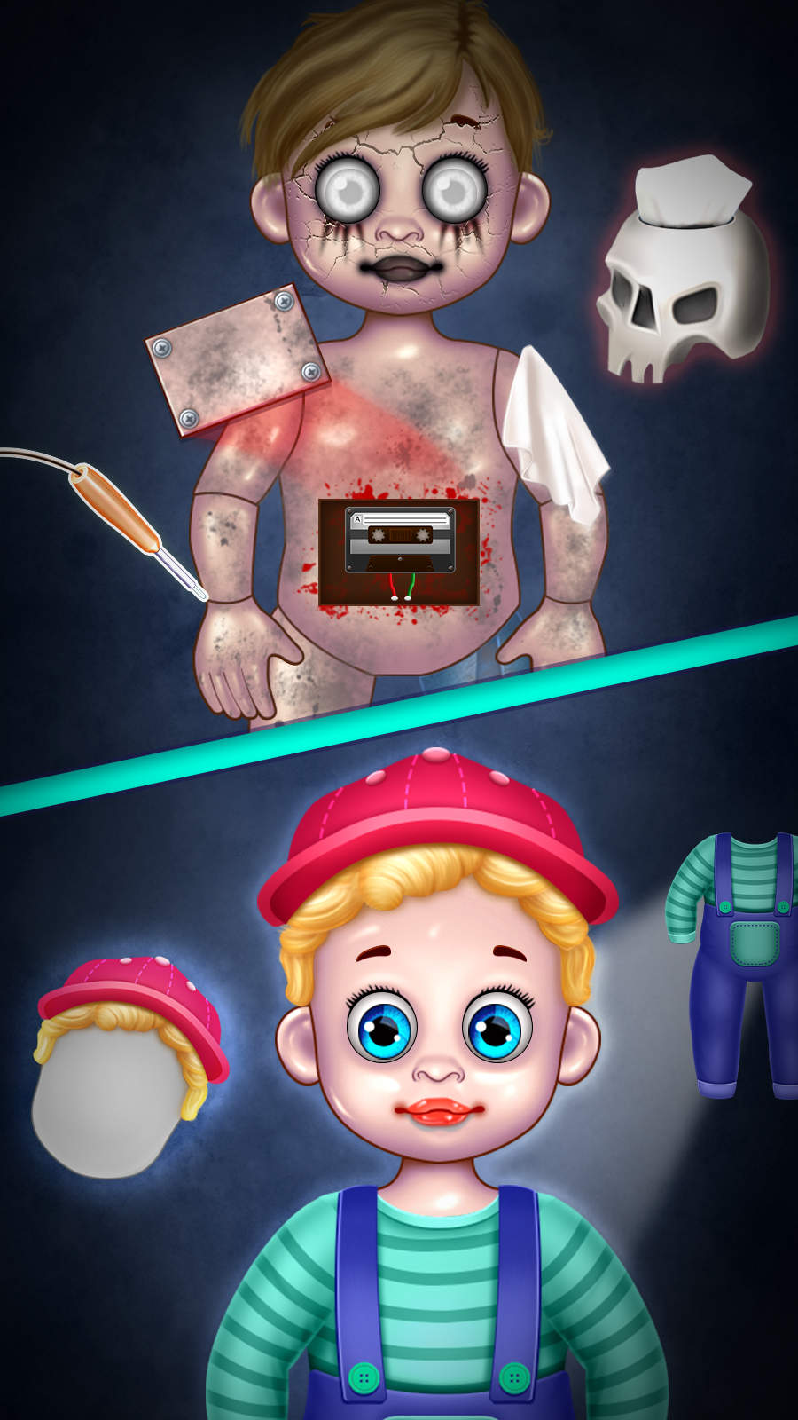 اسکرین شات 2 برنامه Ghost ASMR surgery game