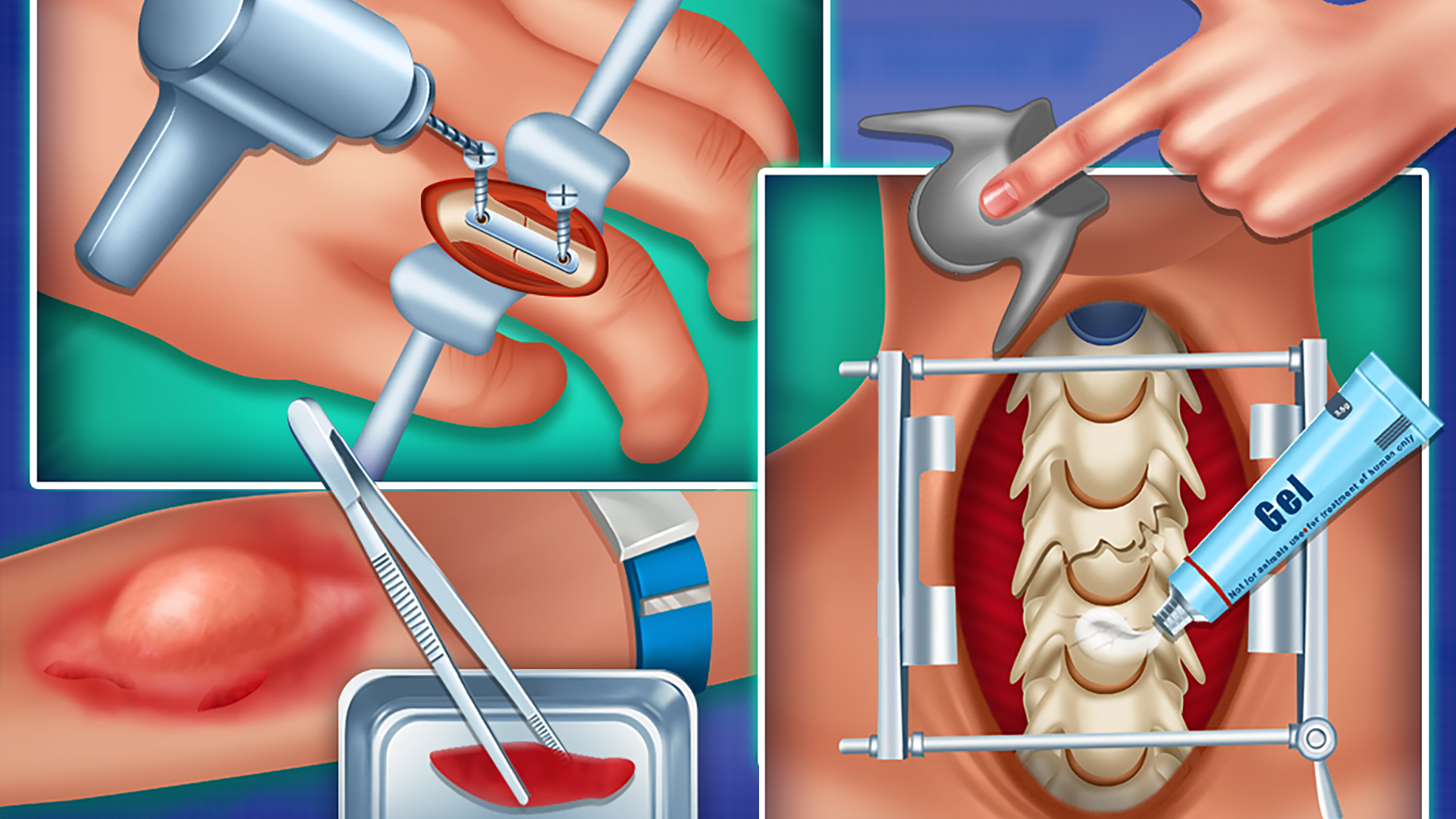 اسکرین شات 3 بازی Virtual hospital operate