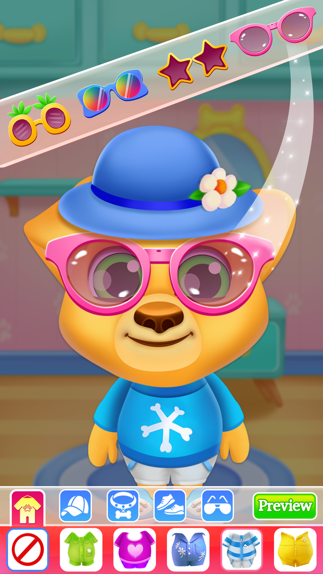 اسکرین شات 4 بازی Newborn puppy mom care salon