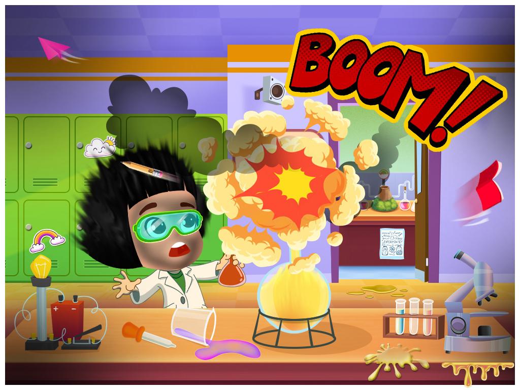 اسکرین شات 1 برنامه baby school girl day games
