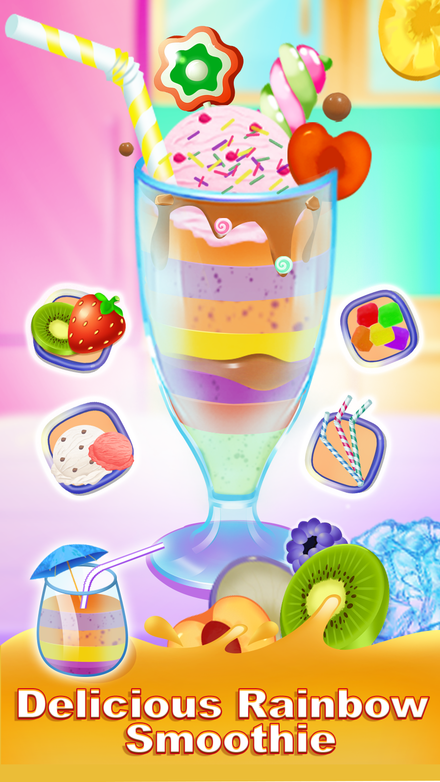 اسکرین شات 1 بازی Ice slushy smoothie maker game