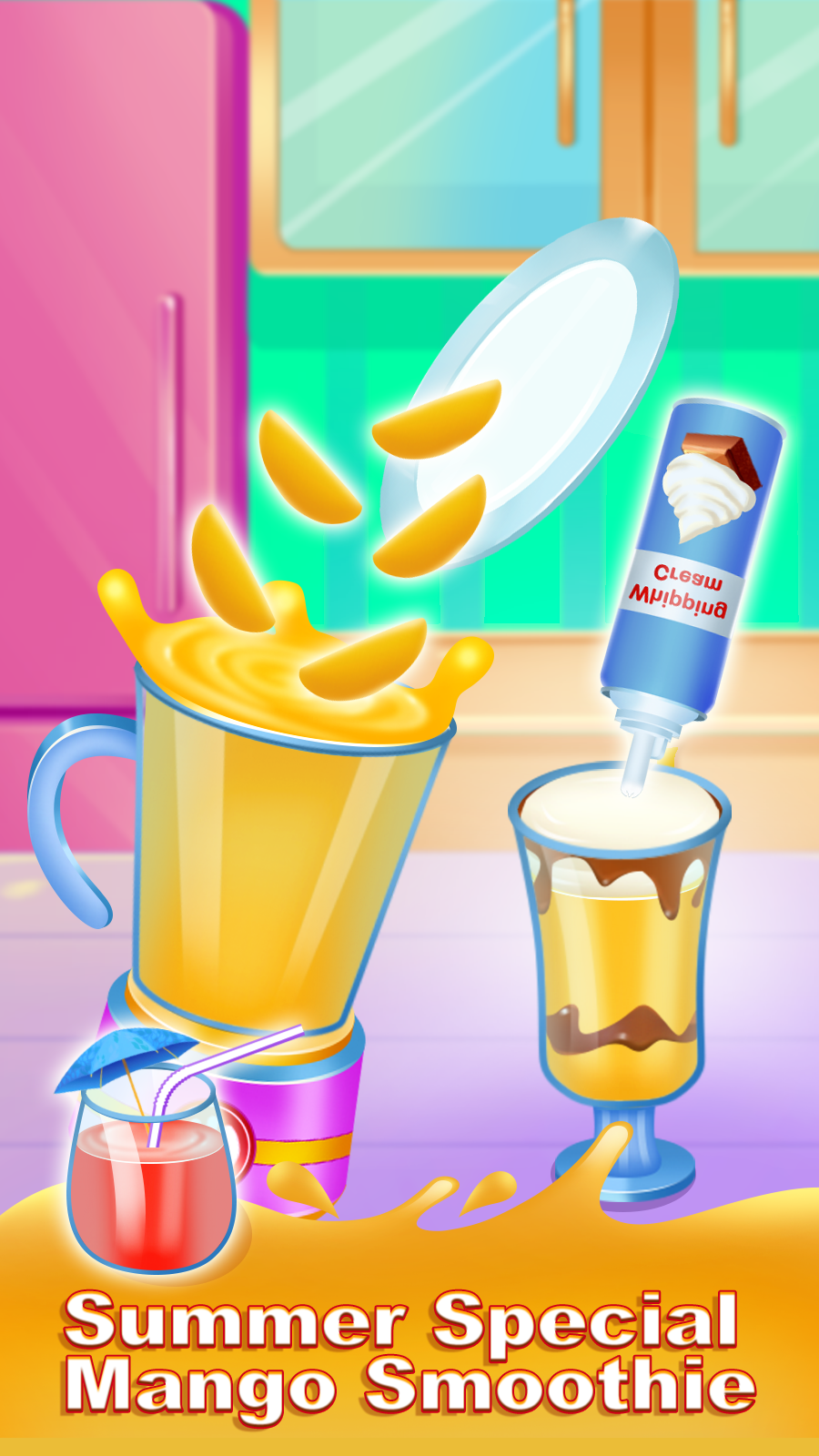 اسکرین شات 2 بازی Ice slushy smoothie maker game